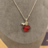 COLLIER SWAROVSKI COEUR ROUGE