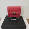 portfeuilles chanel fullset rouge 