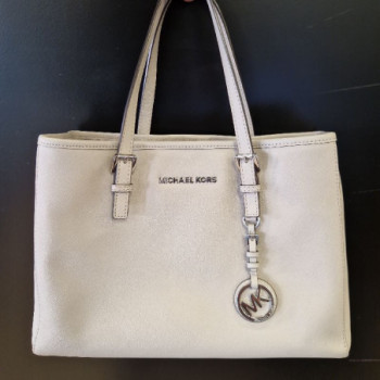 SAC A MAIN MICHAEL KORS BLANC/GRIS
