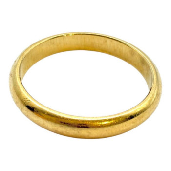 BAGUE OR JAUNE 14CT T52 2.60GRS