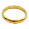 BAGUE OR JAUNE 14CT T52 2.60GRS