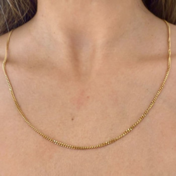 COLLIER OR JAUNE 18CT 10.63GRS 60CM