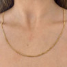 COLLIER OR JAUNE 18CT 10.63GRS 60CM