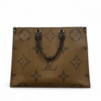 SAC LOUIS VUITTON CABAS ON THE GO GM MONOGRAM REVERSE
