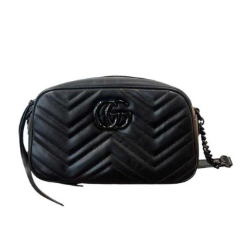 SAC GUCCI CAMERA BAG MARMONT ALL BLACK