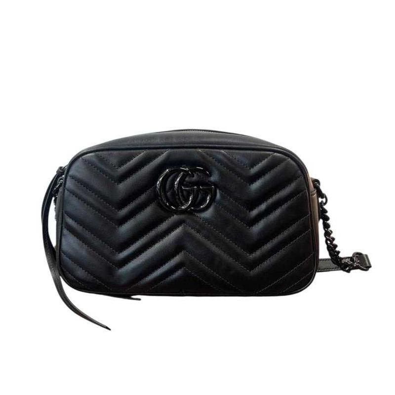 SAC GUCCI CAMERA BAG MARMONT ALL BLACK SAC GUCCI CAMERA BAG MARMONT ALL BLACK