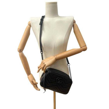 SAC GUCCI CAMERA BAG MARMONT ALL BLACK