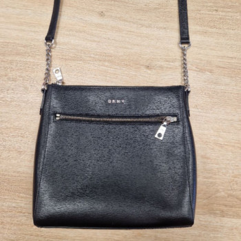 SAC A MAIN DKNY CUIR NOIR