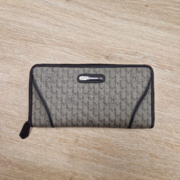 PORTEFEUILLE MONTBLANC TOILE BRUN