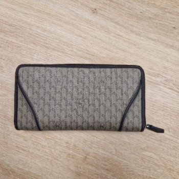 PORTEFEUILLE MONTBLANC TOILE BRUN