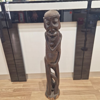 STATUE AFRICAINE EBENE 85CM