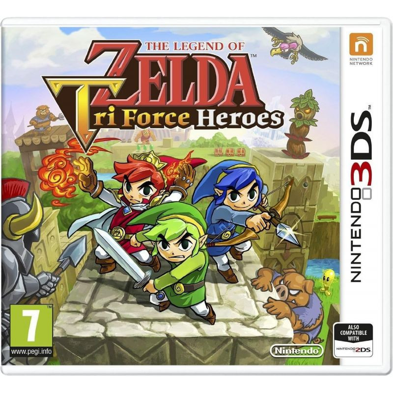 THE LEGEND OF ZELDA : TRI FORCE HEROES - 3DS THE LEGEND OF ZELDA : TRI FORCE HEROES - 3DS