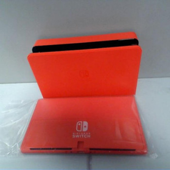 CONSOLE SWITCH OLED ROUGE + HOUSSE