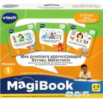 VTECH MAGIBOOK - MES PREMIERS APPRENTISSAGES : NIVEAU MATERNELLE