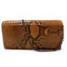 PORTEFEUILLE GUCCI PYTHON BRUN