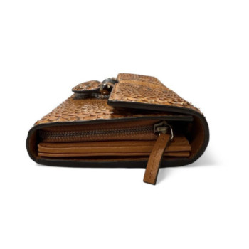 PORTEFEUILLE GUCCI PYTHON BRUN