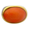 BAGUE OR JAUNE 18CT T50 +DIAMS 17.12GRS