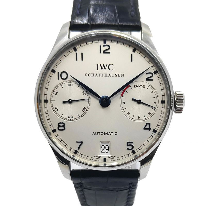 IWC PORTUGIESER AUTOMATIC 7 DAYS SILVER DIAL IW500705 44MM IWC PORTUGIESER AUTOMATIC 7 DAYS SILVER DIAL IW500705 44MM