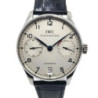 IWC PORTUGIESER AUTOMATIC 7 DAYS SILVER DIAL IW500705 44MM