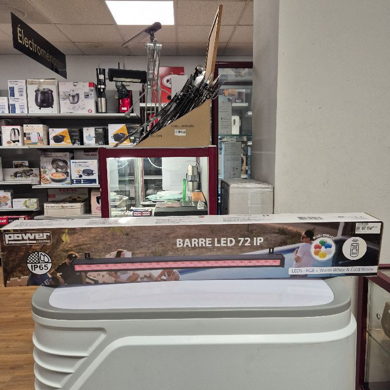 POWER BARRE LED 72IP 24 LEDS RGB DE 1W IP65