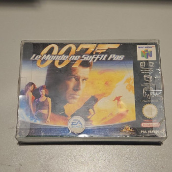 007 LE MONDE NE SUFFIT PAS N64 EN BOITE