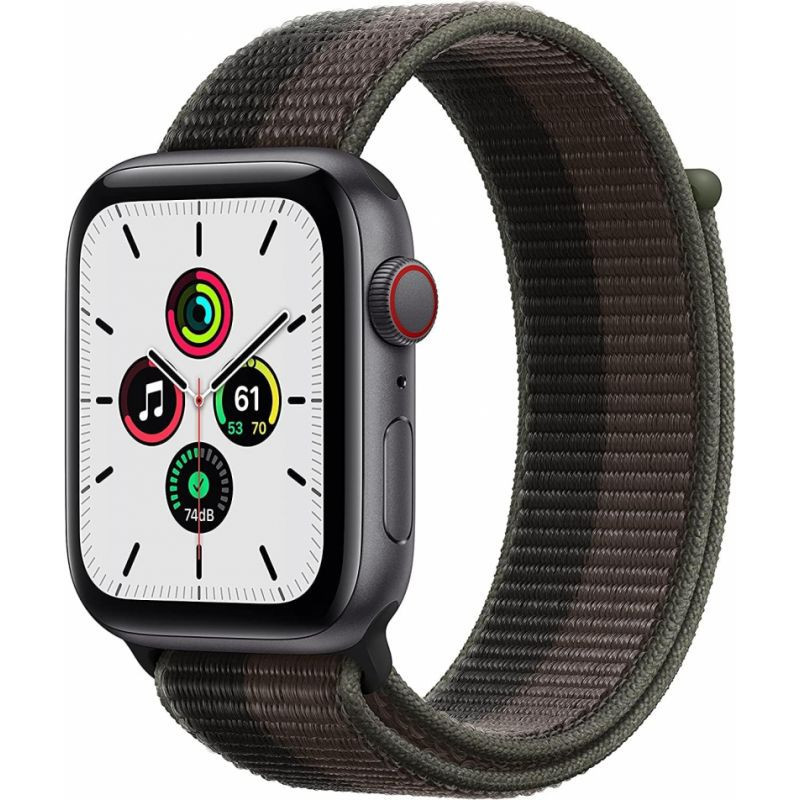 APPLE WATCH SE 44MM LTE SPACE GRAY TORNADO GRAY STRAP APPLE WATCH SE 44MM LTE SPACE GRAY TORNADO GRAY STRAP