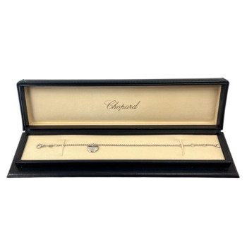 BRACELET CHOPARD CHOPARDISSIMO EN OR BLANC 18K FULLSET