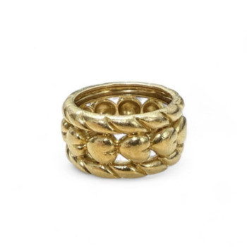BAGUE OR JAUNE 18CT 15.28GRS