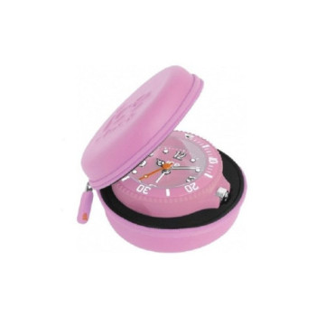 ICE-TRAVEL ALARM CLOCK ROSE