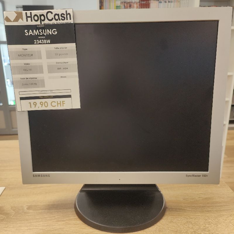 MONITEUR SAMSUNG SYNCMASTER 192V MONITEUR SAMSUNG SYNCMASTER 192V