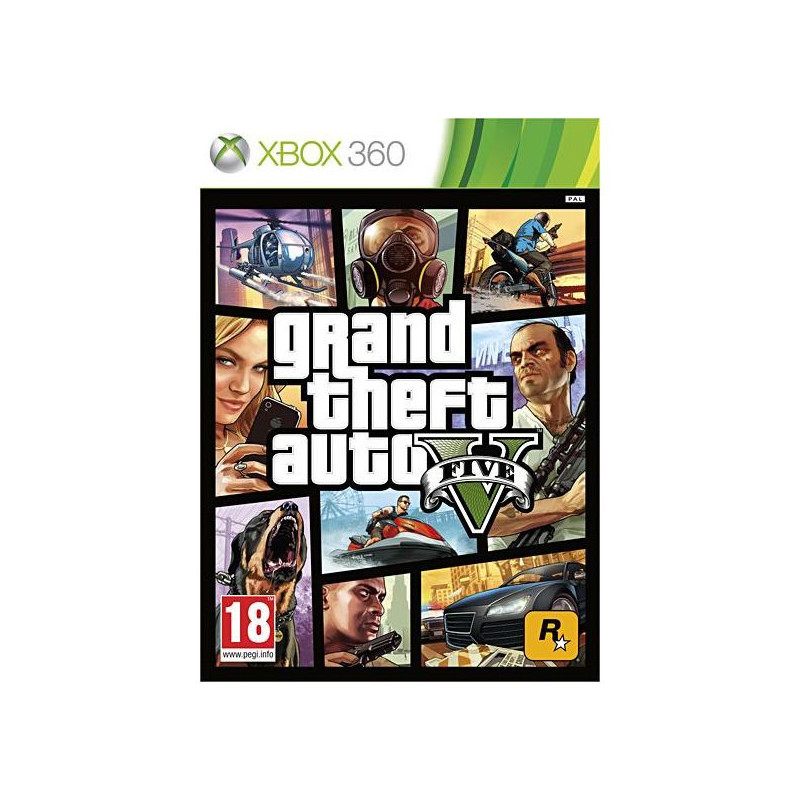 GTA GRAND THEFT AUTO 5 - XBOX 360 GTA GRAND THEFT AUTO 5 - XBOX 360