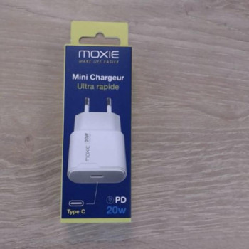 MOXIE CHARGEUR RAPIDE TYPE C 20W