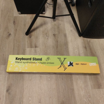 STOL 762X-F SUPPORT SYNTHETISEUR DOUBLE BARRE