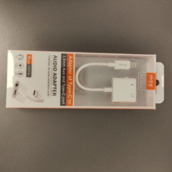 MTK ADAPTATEUR TYPE C VERS JACK 3.5MM + TYPE C 15CM