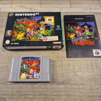 BANJO-KAZOOIE N64 + BOITE + NOTICE
