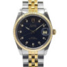 TUDOR ROLEX PRINCE DATE BLACK DIAL DIAMONDS 34MM AUTOMATIQUE 75203