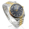 TUDOR ROLEX PRINCE DATE BLACK DIAL DIAMONDS 34MM AUTOMATIQUE 75203