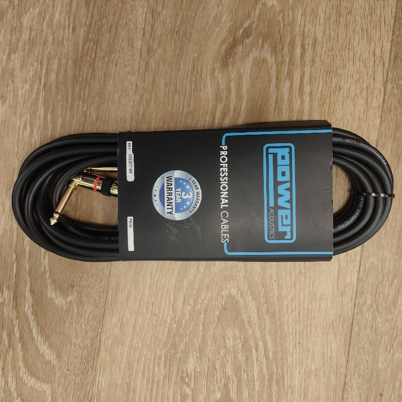 CABLE POWER JACK / JACK MONO COUDE 6M CAB2017 CABLE POWER JACK / JACK MONO COUDE 6M CAB2017
