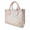 SAC A MAIN LOUIS VUITTON ON THEGO PM LIGHT PINK MONOGRAM