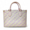 SAC A MAIN LOUIS VUITTON ON THEGO PM LIGHT PINK MONOGRAM