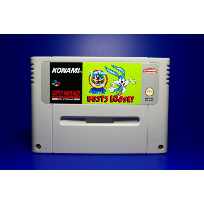 TINY TOON BUSTER BUSTS LOOSE SNES TINY TOON BUSTER BUSTS LOOSE SNES