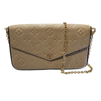 LOUIS VUITTON FELICIE BEIGE (manque porte cartes)