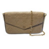 LOUIS VUITTON FELICIE BEIGE (manque porte cartes)