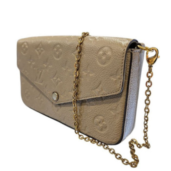 LOUIS VUITTON FELICIE BEIGE (manque porte cartes)
