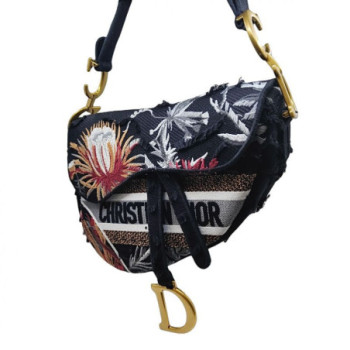 SAC A MAIN SADDLE DIOR TOILE