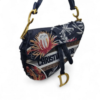 SAC A MAIN SADDLE DIOR TOILE