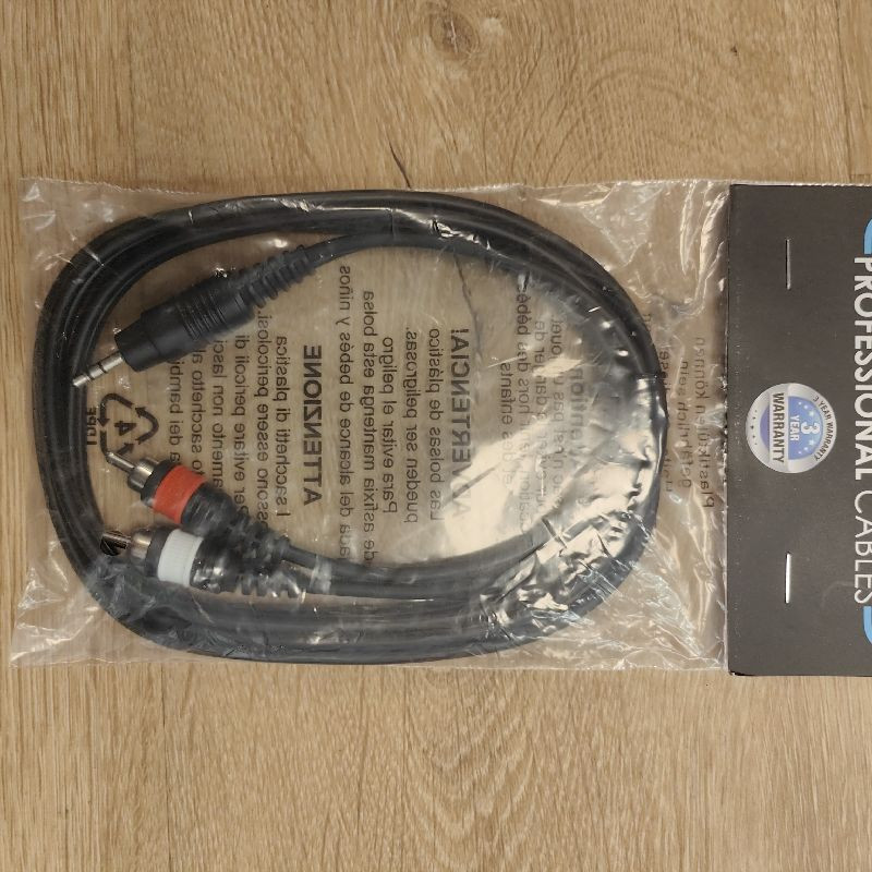 CABLE POWER RCA / MINI JACK 1,5M CAB2062
