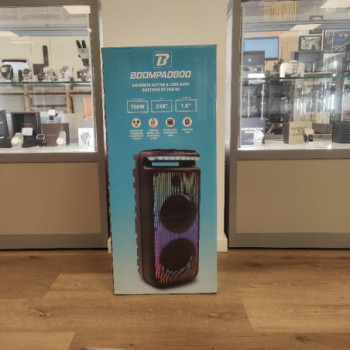ENCEINTE ACTIVE BATTERY AMPLI. BOOMTONEDJ BOOMPAD 800