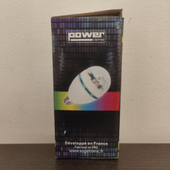 AMPOULE E27 DEMI SPHERE LED 3X1W RGB MINI SPHERO