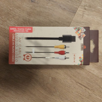 CABLE AV VIDEO SNES  GC N64